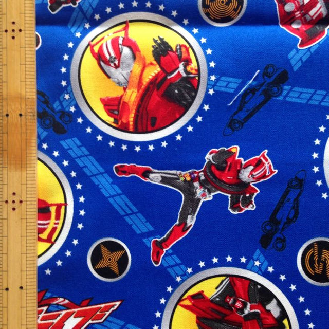 仮面ライダー ドライブ はぎれ ブルー ハンドメイドのハンドメイド その他(その他)の商品写真