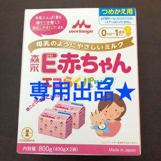 モリナガニュウギョウ(森永乳業)のriri様専用★森永  E赤ちゃん  エコらくパック  つめかえ用(その他)