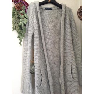 ザラ(ZARA)のZARA ロングニットコート(ニットコート)