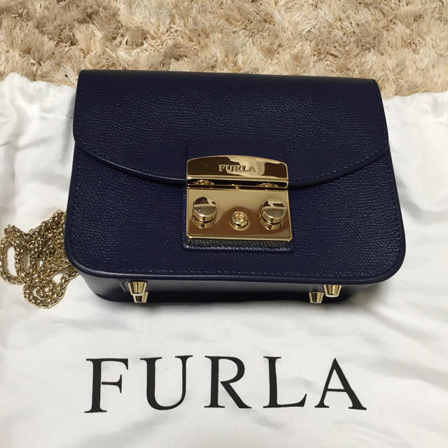 フルラ FURLA メトロポリス ネイビーレディース