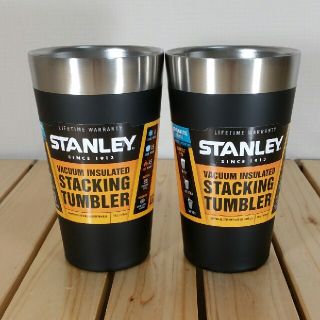 スタンレー(Stanley)の■新品　未使用■スタンレー　スタッキング真空パイント　マットブラック　タンブラー(食器)