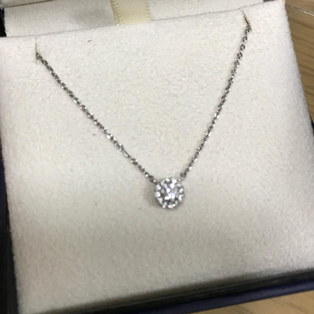 ヴァンドーム青山ダイヤネックレスpt 0.19ct