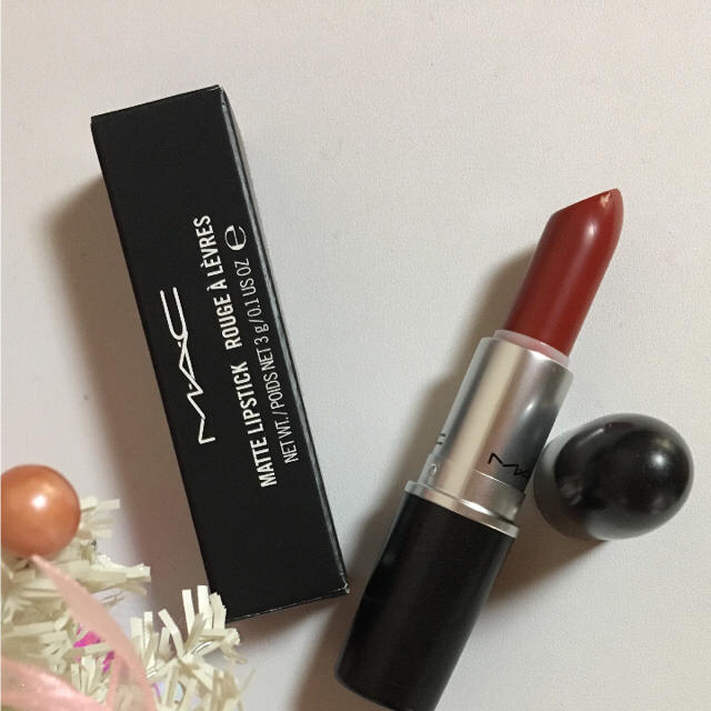 MAC(マック)の【新品未使用】MAC 口紅 リップスティック CHILI M・A・C チリ コスメ/美容のベースメイク/化粧品(口紅)の商品写真