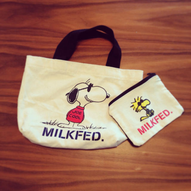 MILKFED.(ミルクフェド)の♡MILKFED×スヌーピーミニトート♡ レディースのバッグ(トートバッグ)の商品写真