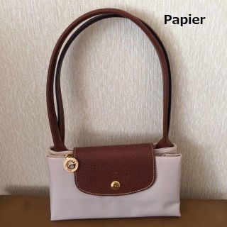 ロンシャン(LONGCHAMP)のロンシャンプリアージュ ナイロンバッグSサイズ☆新品未使用ベージュ系(トートバッグ)