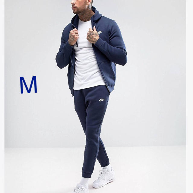 【楽ギフ_包装】 NIKE M セットアップ ネイビー トップス