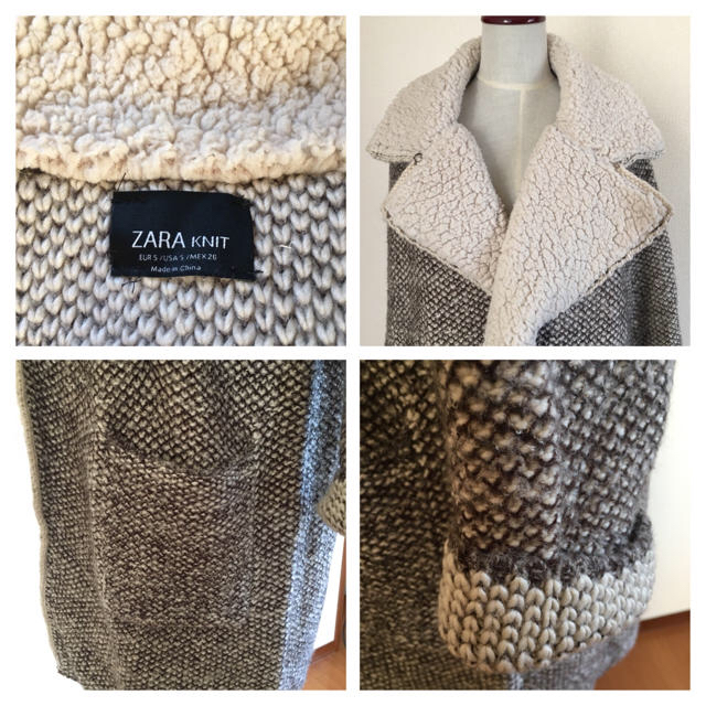 ZARA(ザラ)のZARA ニット コーディガン レディースのジャケット/アウター(ニットコート)の商品写真