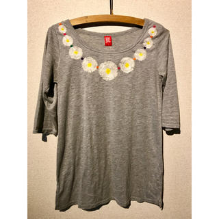 グラニフ(Design Tshirts Store graniph)のグラニフ 刺繍 Tシャツ(Tシャツ(長袖/七分))