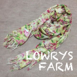 ローリーズファーム(LOWRYS FARM)の花柄春色ストール(ストール/パシュミナ)