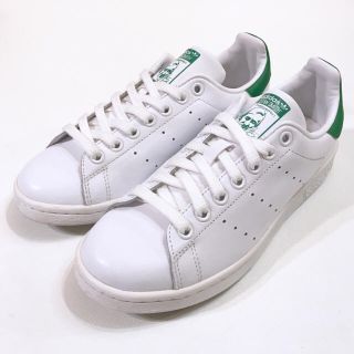 アディダス(adidas)の美品24adidas stansmith アディダス スタンスミス 白緑T51(スニーカー)