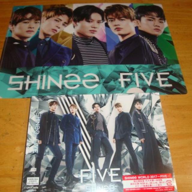 SHINee(シャイニー)の新品送料込　SHINee　FIVE 　CD+ブルーレイ+フォトブックレット初回Ａ エンタメ/ホビーのCD(K-POP/アジア)の商品写真