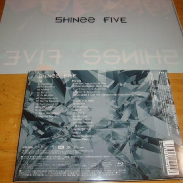 SHINee(シャイニー)の新品送料込　SHINee　FIVE 　CD+ブルーレイ+フォトブックレット初回Ａ エンタメ/ホビーのCD(K-POP/アジア)の商品写真