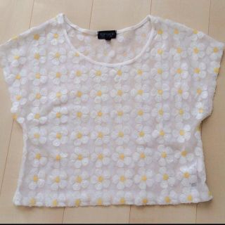 トップショップ(TOPSHOP)のTOPSHOPマーガレットトップス(Tシャツ(半袖/袖なし))