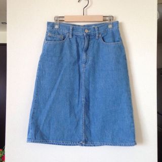 ギャップ(GAP)の二回着♡人気デニム ミディスカート 25♡gap(ロングスカート)