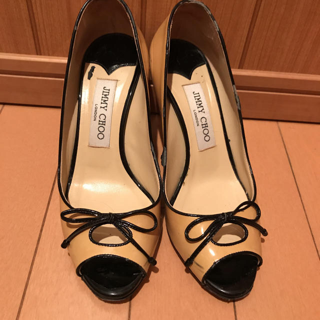 JIMMY CHOO - ジミーチュウ オープントゥパンプスの通販 by Nanana’s shop｜ジミーチュウならラクマ