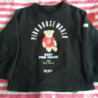 ピンクハウス(PINK HOUSE)のBABY PINK HOUSE クマのトレーナー 100 メゾピアノ シャーリー(Tシャツ/カットソー)