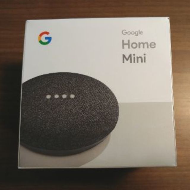 Google Home Mini チャコール 【新品未開封】 スマホ/家電/カメラのオーディオ機器(スピーカー)の商品写真