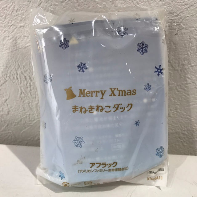 ★Aflac(アフラック)まねきねこダック 非売品ストラップ クリスマス★新品 エンタメ/ホビーのエンタメ その他(その他)の商品写真