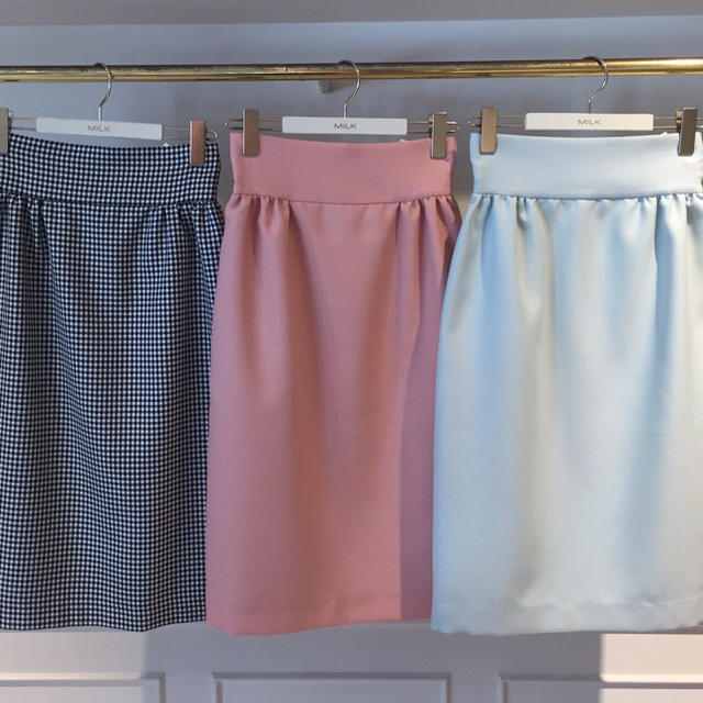MILK(ミルク)のLady タイトスカート ミント レディースのスカート(ひざ丈スカート)の商品写真