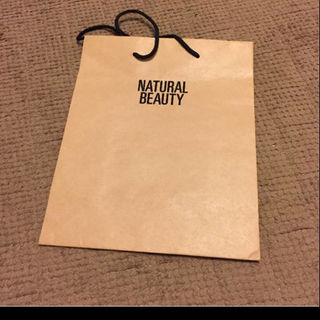 ナチュラルビューティー(NATURAL BEAUTY)のナチュラルビューティ 紙袋(ショップ袋)