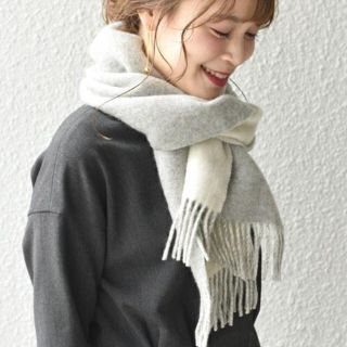 シップス(SHIPS)の【ネット完売商品】SHIPS カシミヤリバーシブルマフラー(マフラー/ショール)