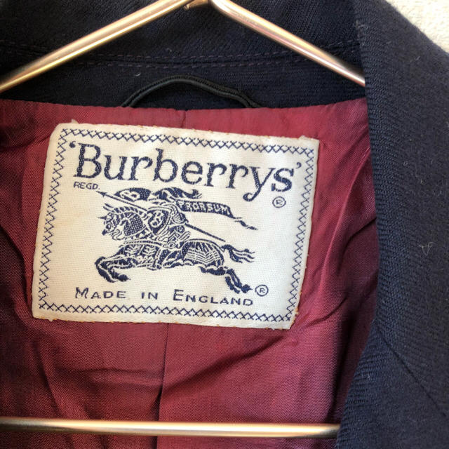 BURBERRY - Burberry S イギリス製 白タグ ベーシック ネイビージャケットの通販 by haji's shop｜バーバリー