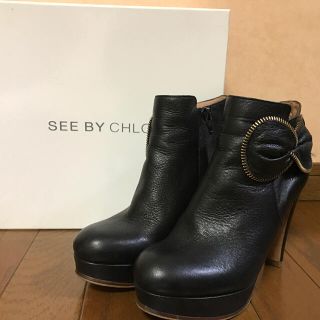 シーバイクロエ(SEE BY CHLOE)のSEE BY CHLOE♡リボン ショートブーツ(ブーツ)