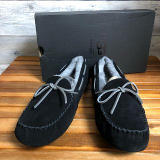 アグ(UGG)の新品 箱あり UGG 29cm メンズ モカシン ブラック ブーツ(スリッポン/モカシン)