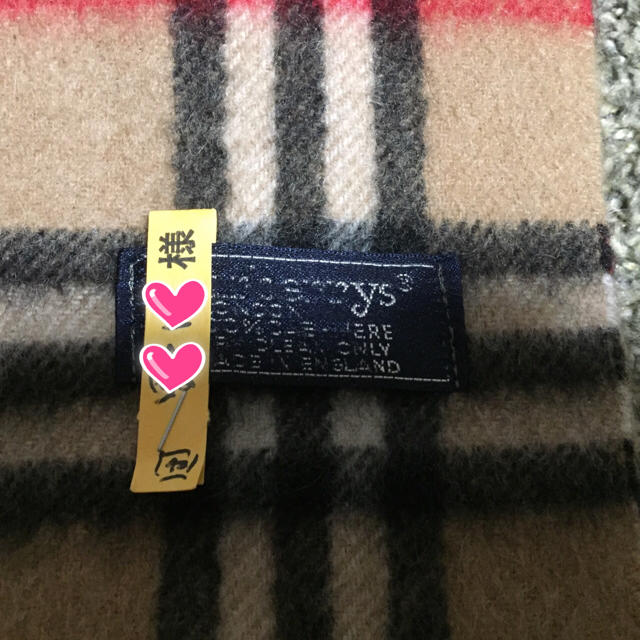 BURBERRY(バーバリー)のBurberry バーバリー カシミヤ マフラー メンズのファッション小物(マフラー)の商品写真