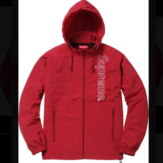 Supreme(シュプリーム)の16ss Supreme Nylon Windbreaker RED メンズのジャケット/アウター(ブルゾン)の商品写真