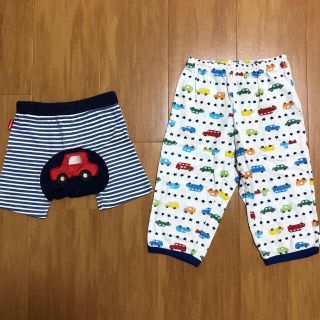 ミキハウス(mikihouse)のミキハウス ホットビスケッツ  パンツ 90 セット(パンツ/スパッツ)