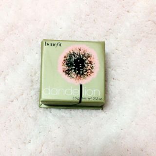 ベネフィット(Benefit)のbenefit ダンデライオン チーク トラベルサイズ 日本未発売(チーク)