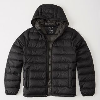 アバクロンビーアンドフィッチ(Abercrombie&Fitch)のJOY様専用　アバクロ 軽量フーデッドダウンジャケット ブラック Mサイズ(ダウンジャケット)