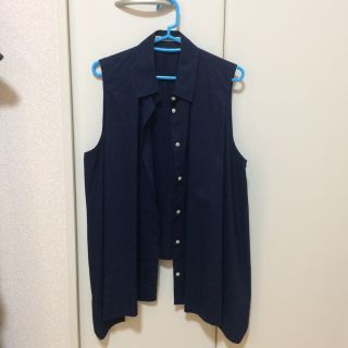 アクネ(ACNE)の【アクネ】Aラインフレア ノースリーブシャツ(シャツ/ブラウス(半袖/袖なし))