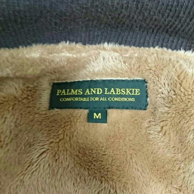 Palms & Labskie(パームスアンドラブスキー)のパームスアンドラブスキー トラックジャケット 裏地ファー ジャージ Ｍサイズ メンズのジャケット/アウター(ブルゾン)の商品写真