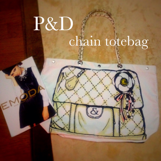 Pinky&Dianne(ピンキーアンドダイアン)のP&D.プリントチェーンBAG レディースのバッグ(ハンドバッグ)の商品写真