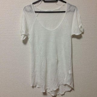 ザラ(ZARA)のZARA 無地白T(Tシャツ(半袖/袖なし))