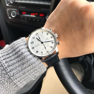 インターナショナルウォッチカンパニー(IWC)のスナフキン様専用！IWC ポルトギーゼ 青針 美品！ (腕時計(アナログ))