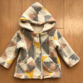 ザラキッズ(ZARA KIDS)のZARA baby 裏ボアコート 12-18months 80(ジャケット/コート)