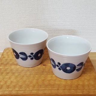 クタニセイヨウ(九谷青窯)の★新品・未使用★九谷青窯  徳永遊心 輪花つなぎ　蕎麦猪口(食器)