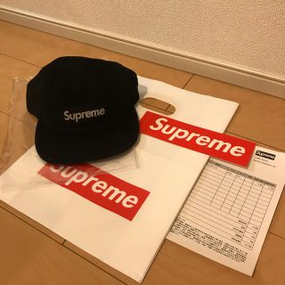 シュプリーム(Supreme)のシュプリーム wool camp cap black(キャップ)