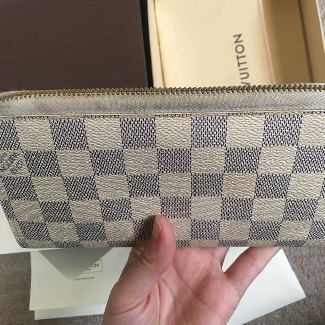 LOUIS VUITTON(ルイヴィトン)のルイヴィトン ジッピーウォレット ダミエアズール長財布 レディースのファッション小物(財布)の商品写真