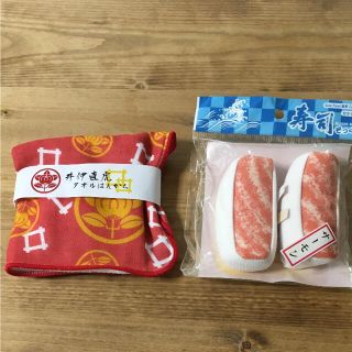 送料込！新品未使用 井伊直虎 タオルハンカチ 寿司 ソックス セット(ハンカチ)