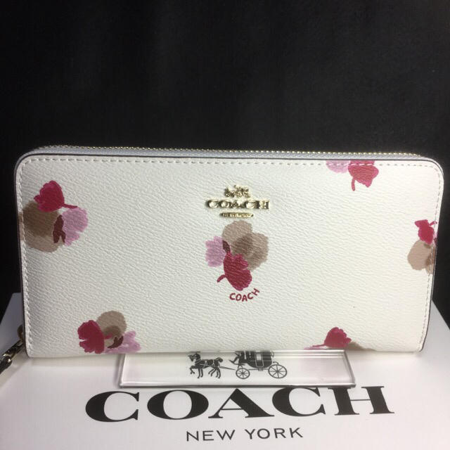 COACH(コーチ)の限定セール❣️新品コーチ長財布F53794綺麗で大人可愛いホワイト レディースのファッション小物(財布)の商品写真