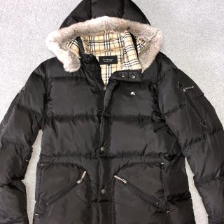 バーバリーブラックレーベル(BURBERRY BLACK LABEL)の新品同様 バーバリー  ブラックレーベル ダウン サイズ L(ダウンジャケット)