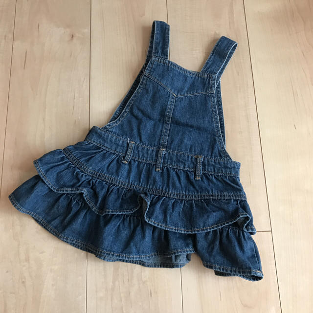 babyGAP(ベビーギャップ)の美品♡babygap   90㎝ デニムワンピース キッズ/ベビー/マタニティのキッズ服女の子用(90cm~)(ワンピース)の商品写真