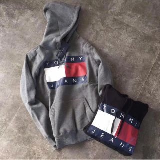 トミーヒルフィガー(TOMMY HILFIGER)の値下げ☆新品タグ付き トミー  パーカー Ｌ XL(パーカー)