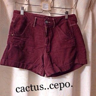 カクタスセポ(cactus..cepo.)のcactus..cepo.＊コーデュロイショートパンツ(ショートパンツ)