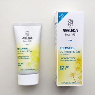 ヴェレダ(WELEDA)の【ほぼ未使用！】WELEDA（ヴェレダ）エーデルワイスUVプロテクト・日焼け止め(日焼け止め/サンオイル)