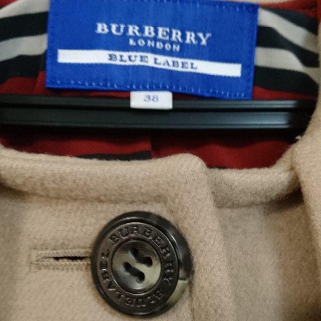 BURBERRY BLUE LABEL(バーバリーブルーレーベル)のブルーレーベルのハーフコート レディースのジャケット/アウター(ピーコート)の商品写真